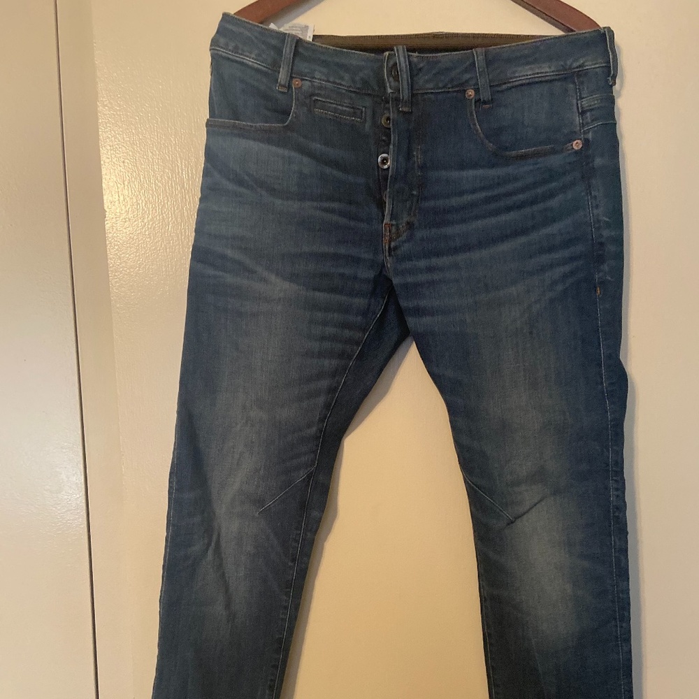 G STAR RAW D-STAQ slim mens unworn 5-pckt jeans 33